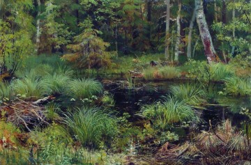 Ivan Ivanovich Shishkin Painting - spring in the forest 1892 classical landscape Ivan Ivanovich